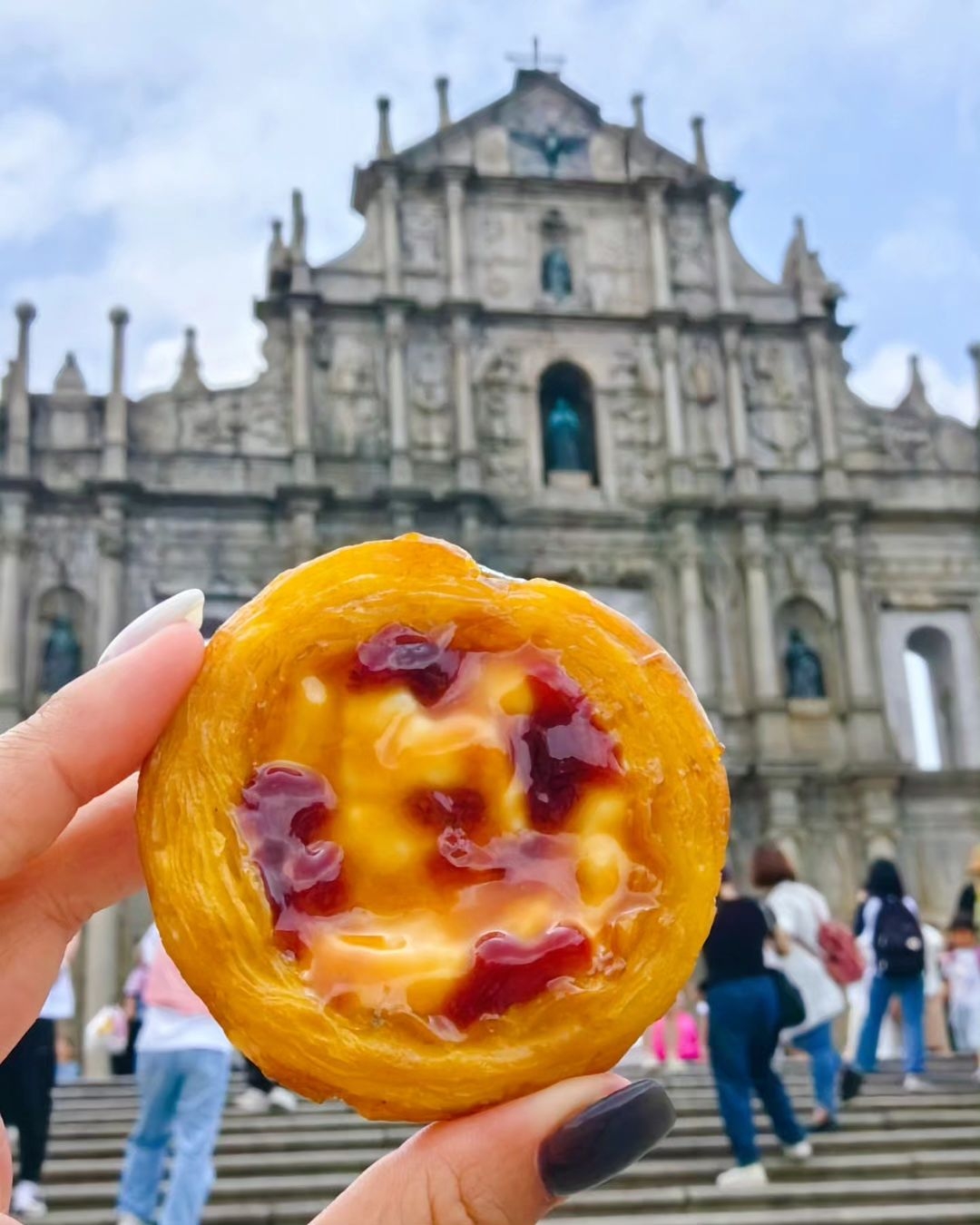 葡撻奶油膠冰箱貼仿真度極高！
