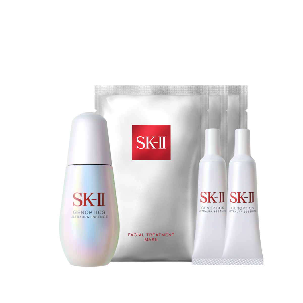 光藴護膚面膜精華套裝:光蘊臻采煥亮精華 50mL、光蘊臻采煥亮精華 10mL 2份、護膚面膜 3片