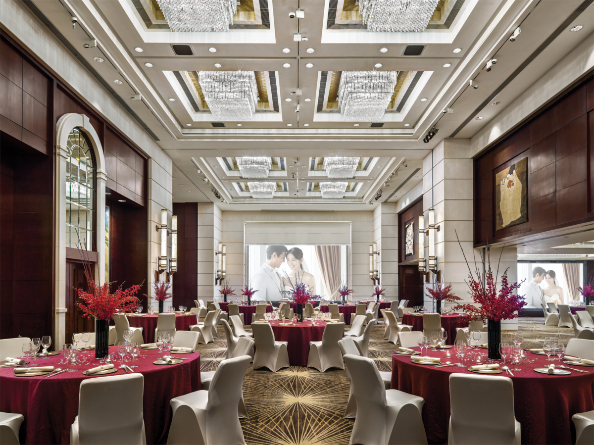 宴會廳The Ballroom裝潢華麗，很適合舉辦盛大的豪華婚禮。