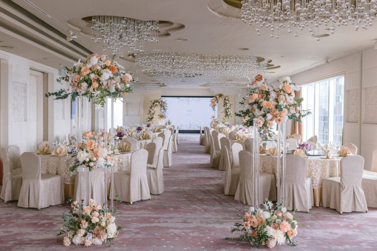 位於42樓星願亭是區內最高的宴會場地。