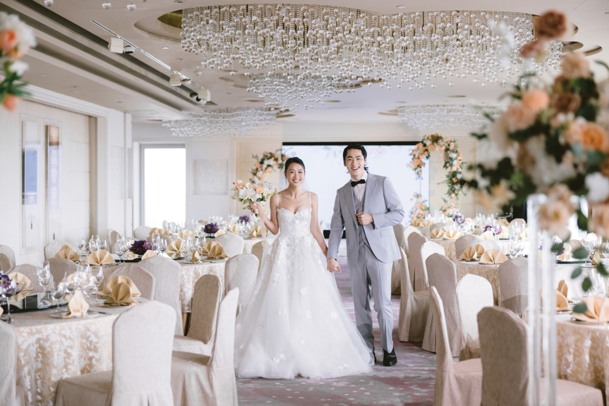 香港康得思酒店備有多個不同風格的婚宴、證婚場地，哪一個擊中你的心！