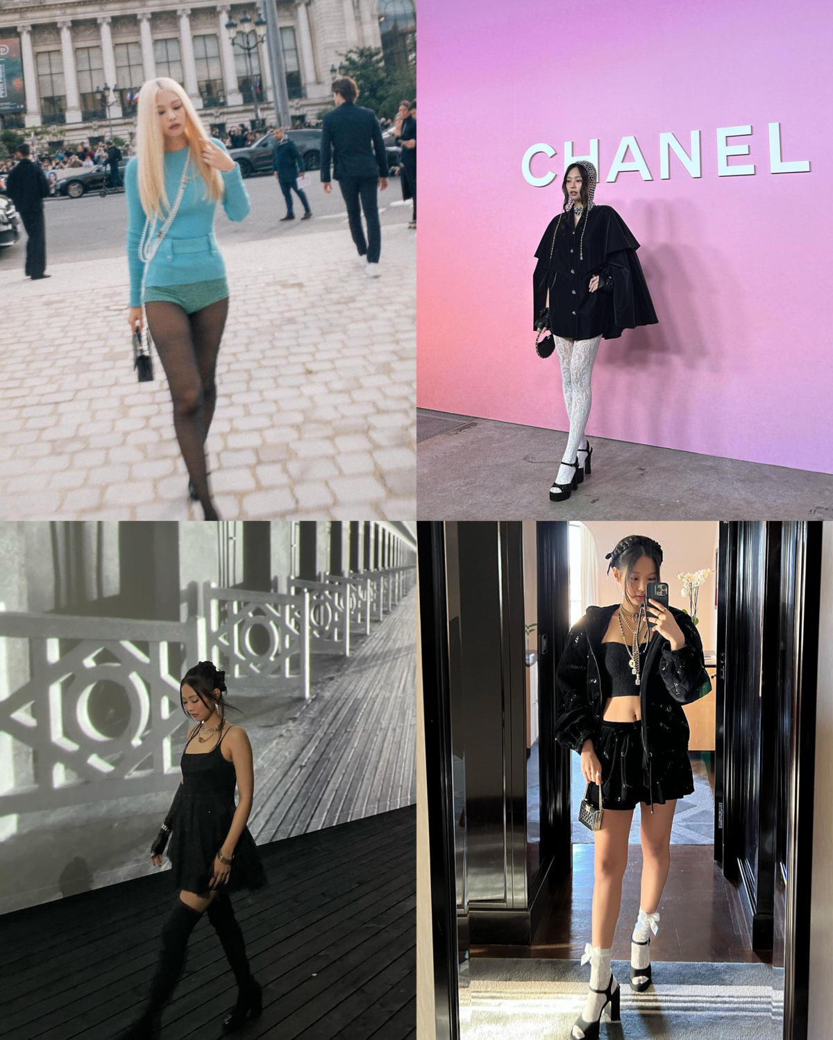 JENNIE每次出席時裝週，時尚造型都讓人驚喜連連。