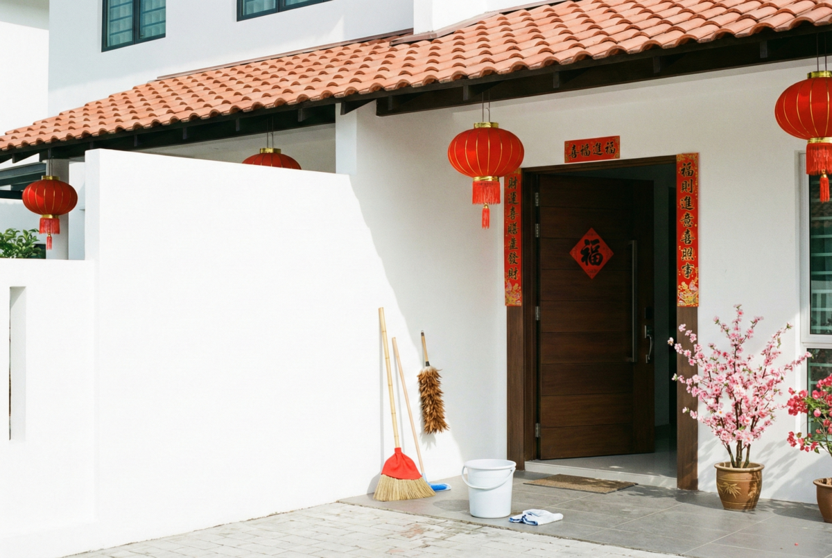 年廿八洗邋遢期間,大門只宜清潔或簡單上漆,不可隨意移動或改動,以免影響家中財運與氣場。