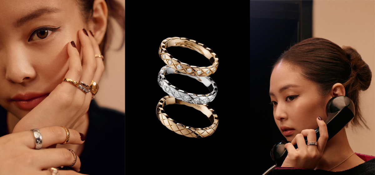 粗幼交替、不同金質的戒指,每一次交織相遇都迸發出獨一無二的火花,展現出無限的魅力和可能。