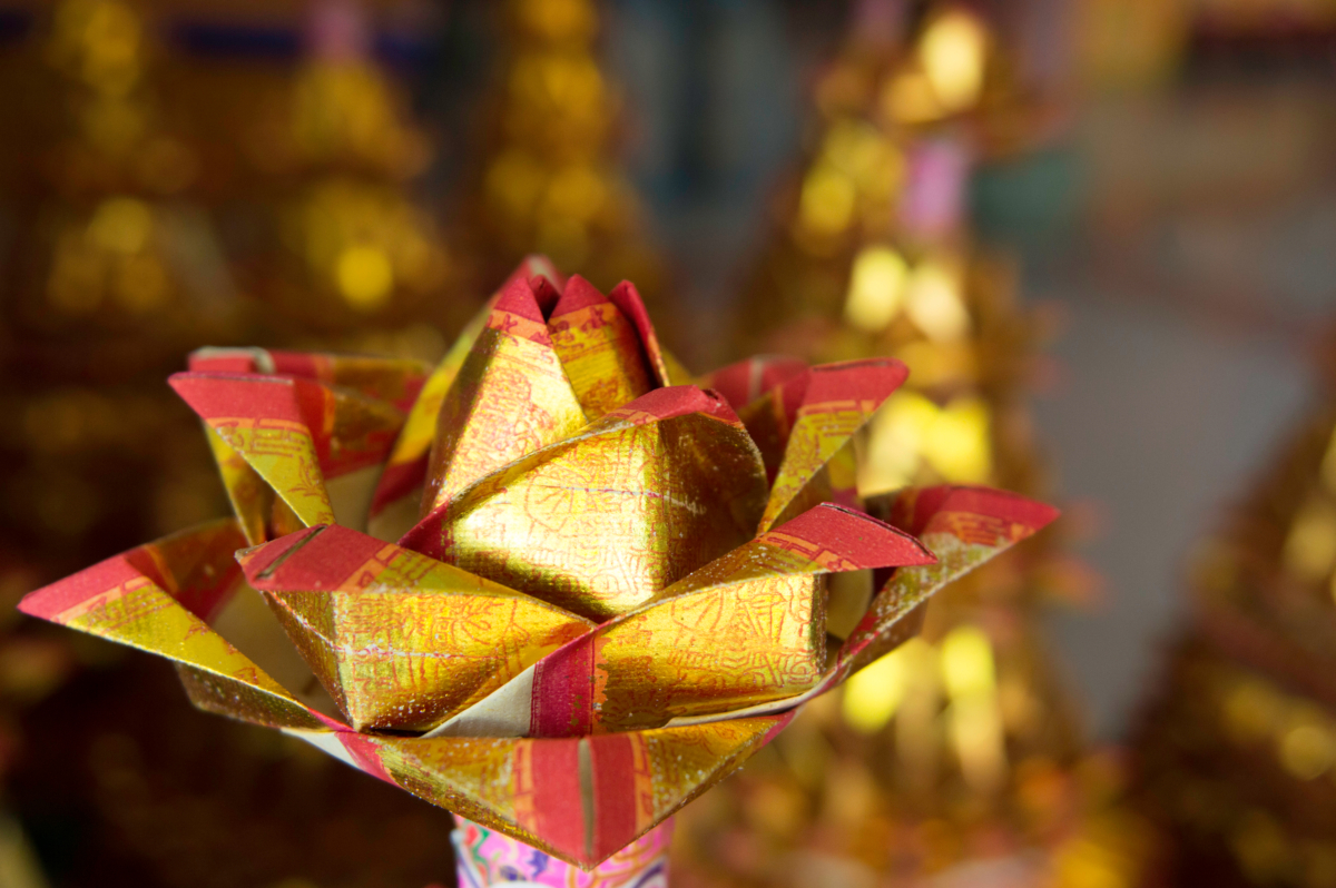 準備好祭品還神!