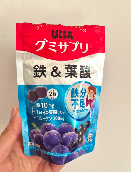 UHA鐵&葉酸營養軟糖 20粒裝