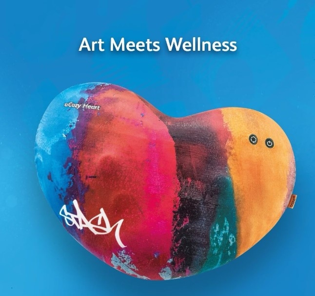 這份禮物是Osim特別為今年情人節準備的愛心按摩枕，能體現出關懷身心的禮物~