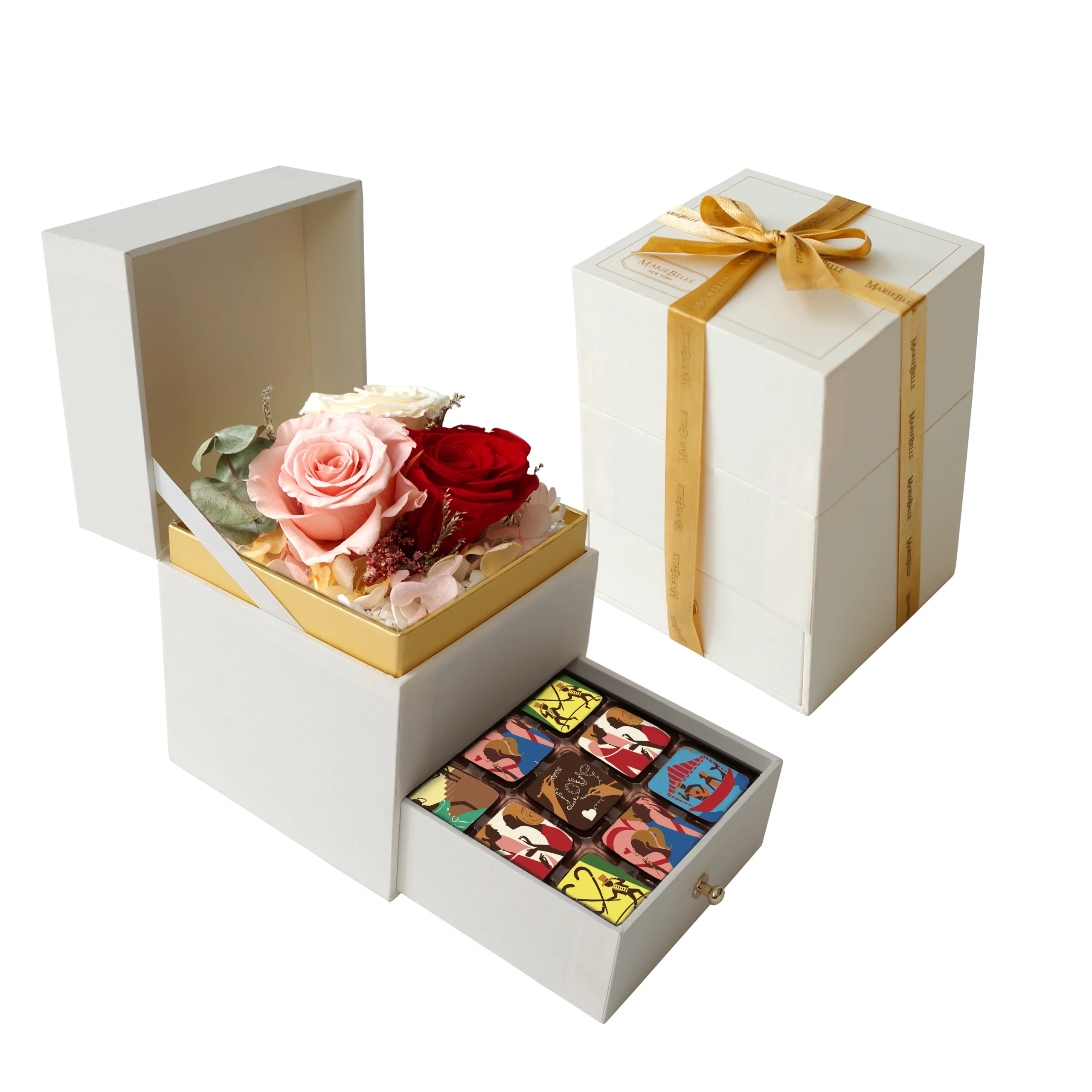 Blooming Box of Ganache(Red Gradient)。