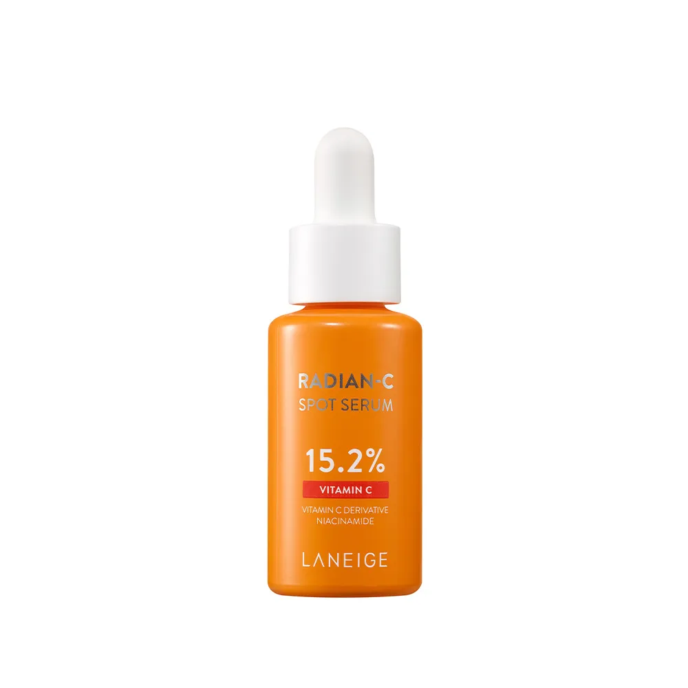 Laneige:15.2%維C抗氧淨白淡斑精華Spot Serum 15.2%。