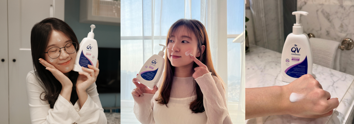 QV的滋潤保濕力完美守護她們的轉季肌。