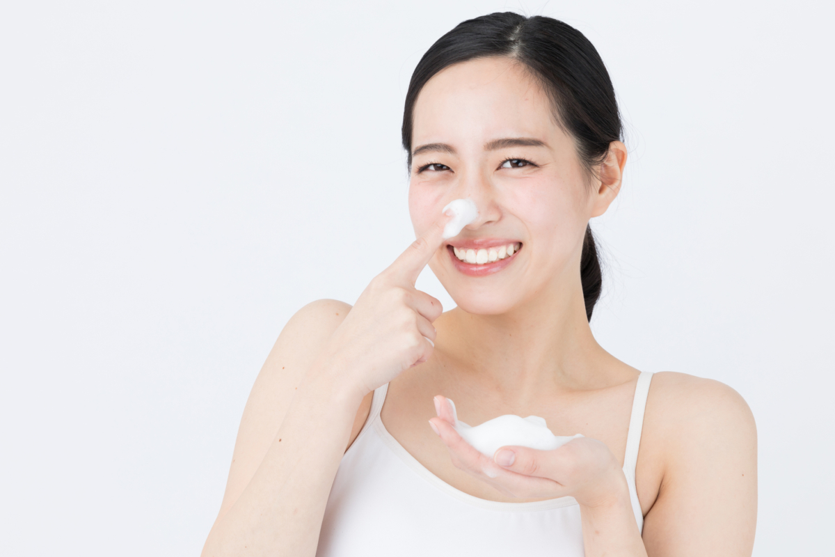 每次用洗面奶洗面,取適量約黃豆大小的份量即可~