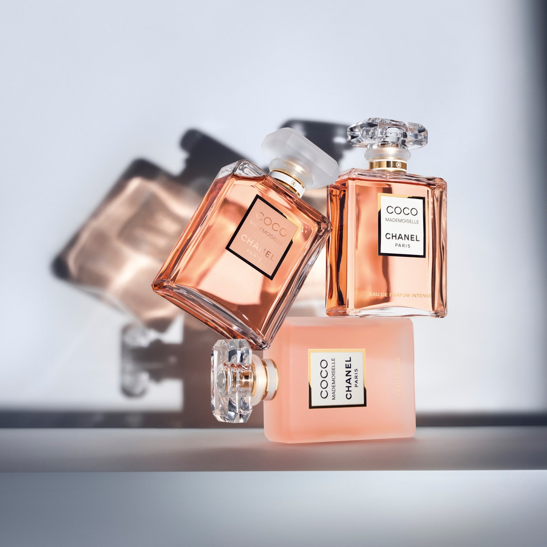 Coco Mademoiselle Eau De Parfum Spray $1,490/100ml |Coco Mademoiselle Eau De Parfum Intense Spray $1,490/100ml|Coco Mademoiselle L'Eau Privée晚間香水 $1,210/100ml