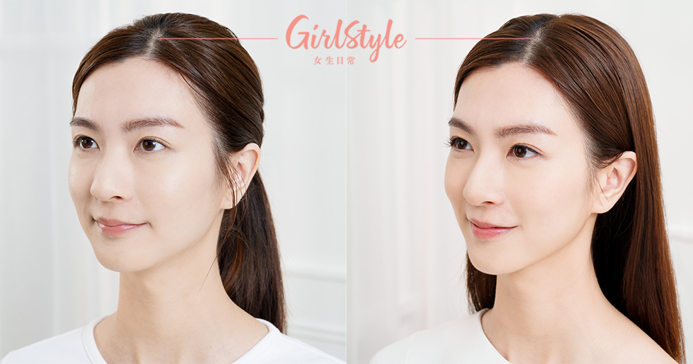 使用前後輪廓線條、膚質平滑緊緻效果對比超明顯。