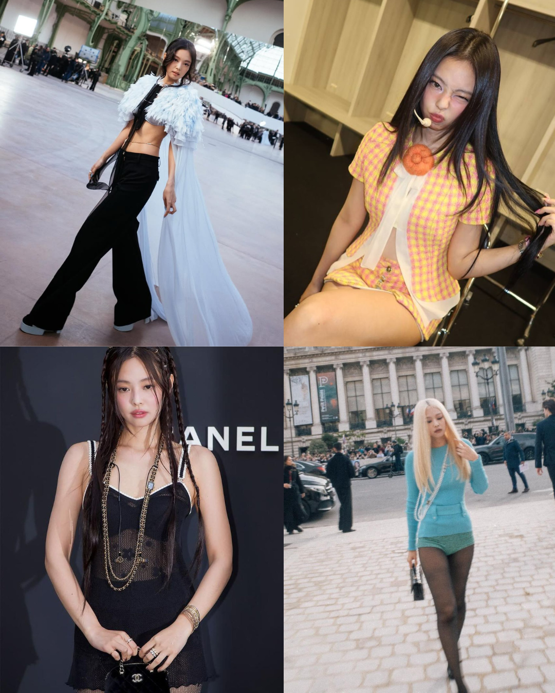 JENNIE每次出席時裝週,時尚造型都讓人驚喜連連。