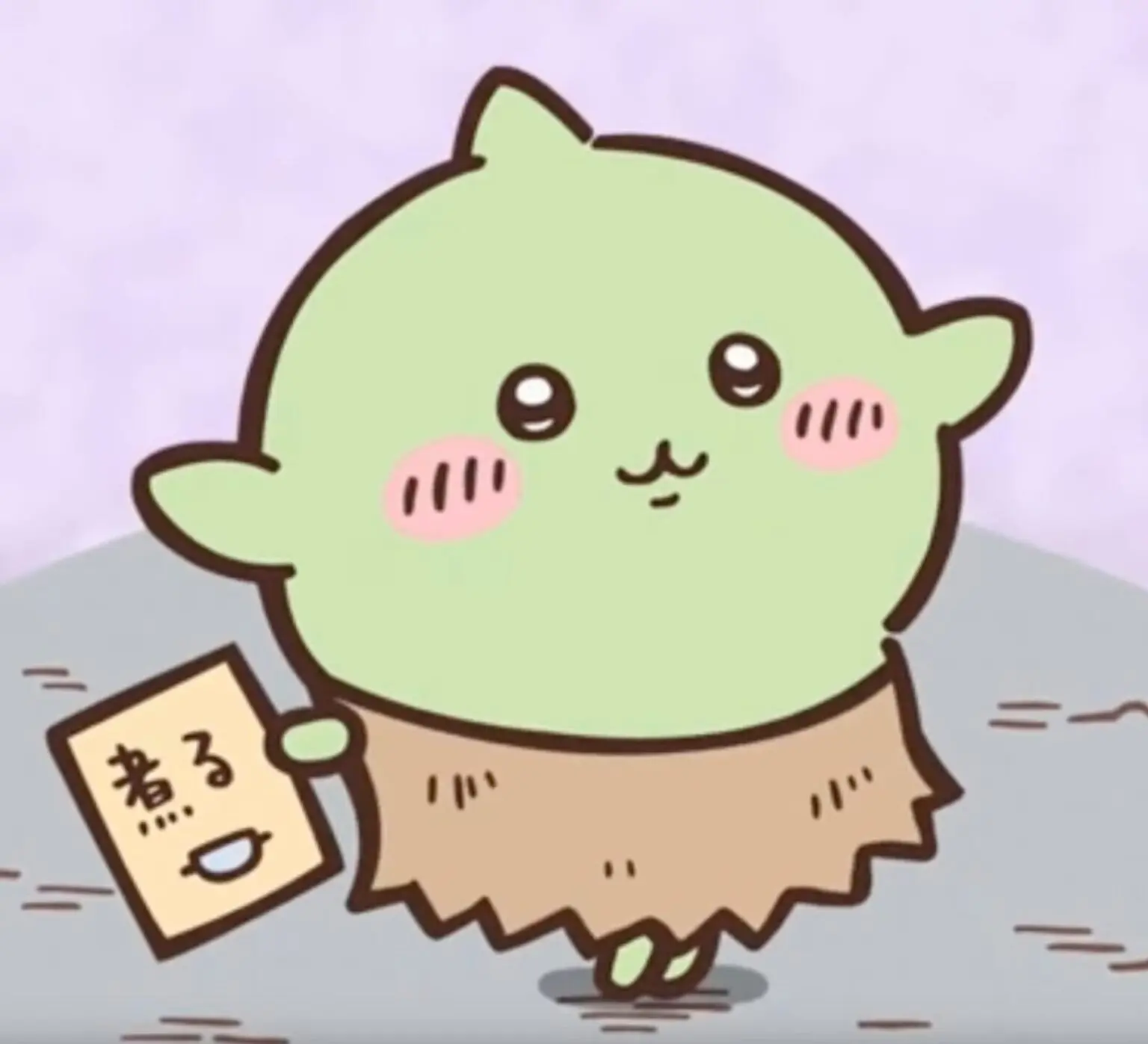 哥布林曾在Chiikawa 監獄篇登場,後來成為保鑣