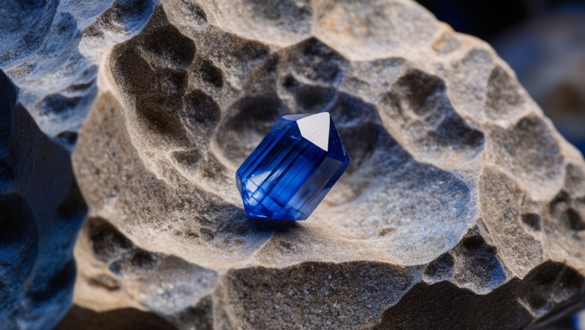 藍晶石五行學中主要對應「水」元素。