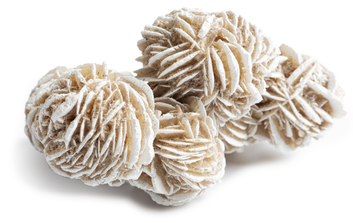 沙漠玫瑰是透石膏種類非常獨特的一種，玫瑰狀結晶，具接地和情緒穩定能量！