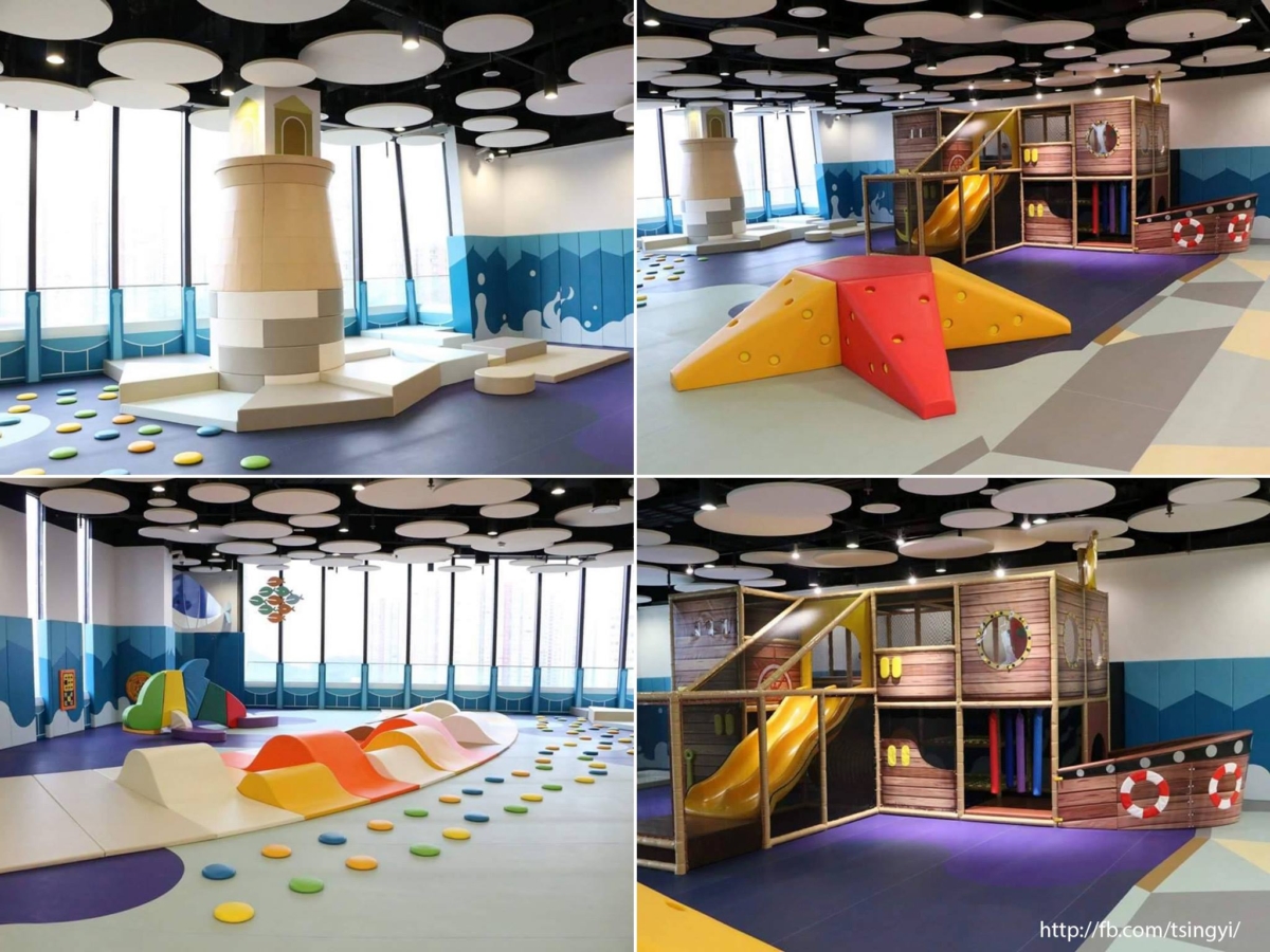 衣西南康體大樓體育館兒童遊戲室也是全港最大型的康文署兒童遊戲室之一，面積高達350平方米，僅次於上水的超大型遊戲室。