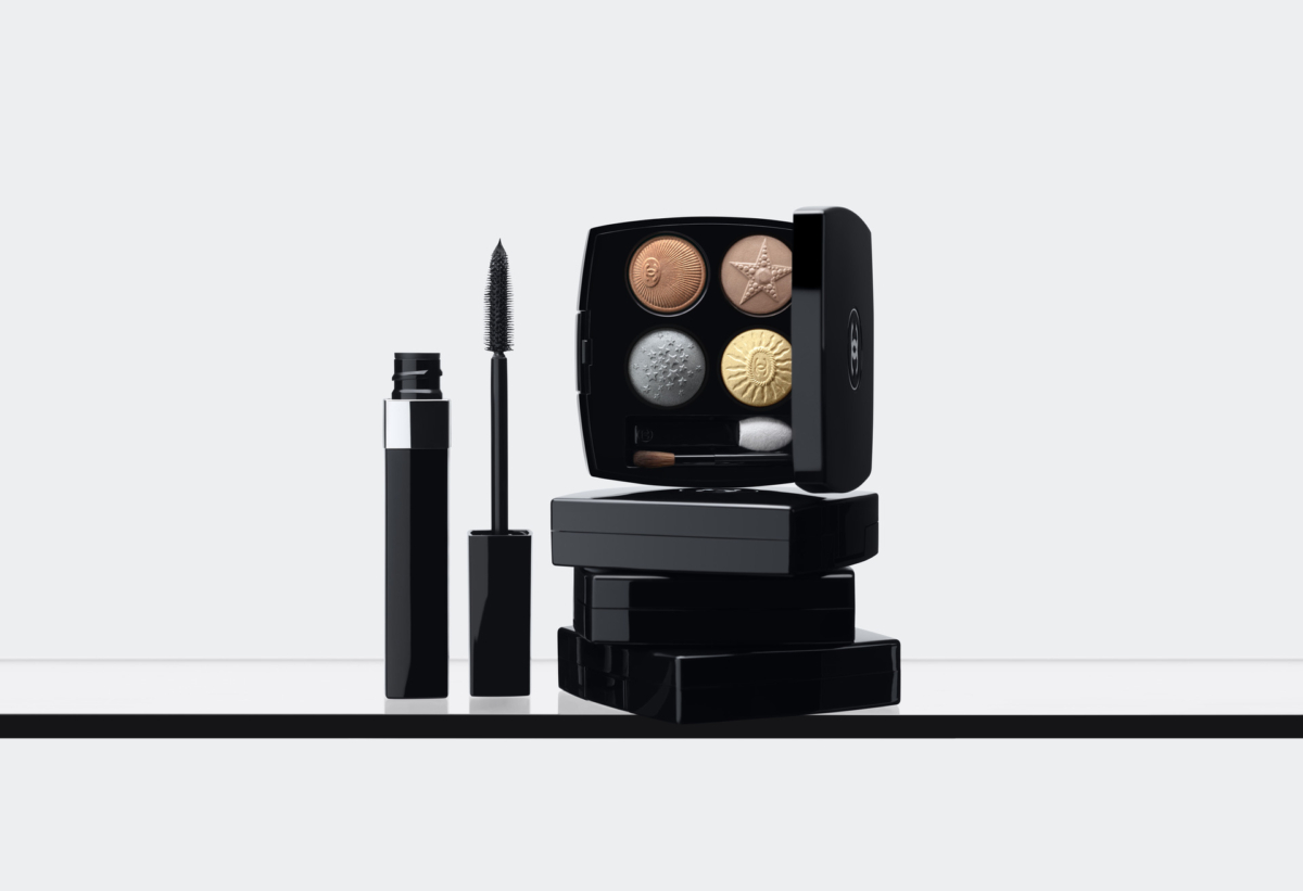 CHANEL LES 4 OMBRES BOUTONS「鈕釦眼影」+立體分明睫毛液,簡單2步,迷人眼眸即時有!