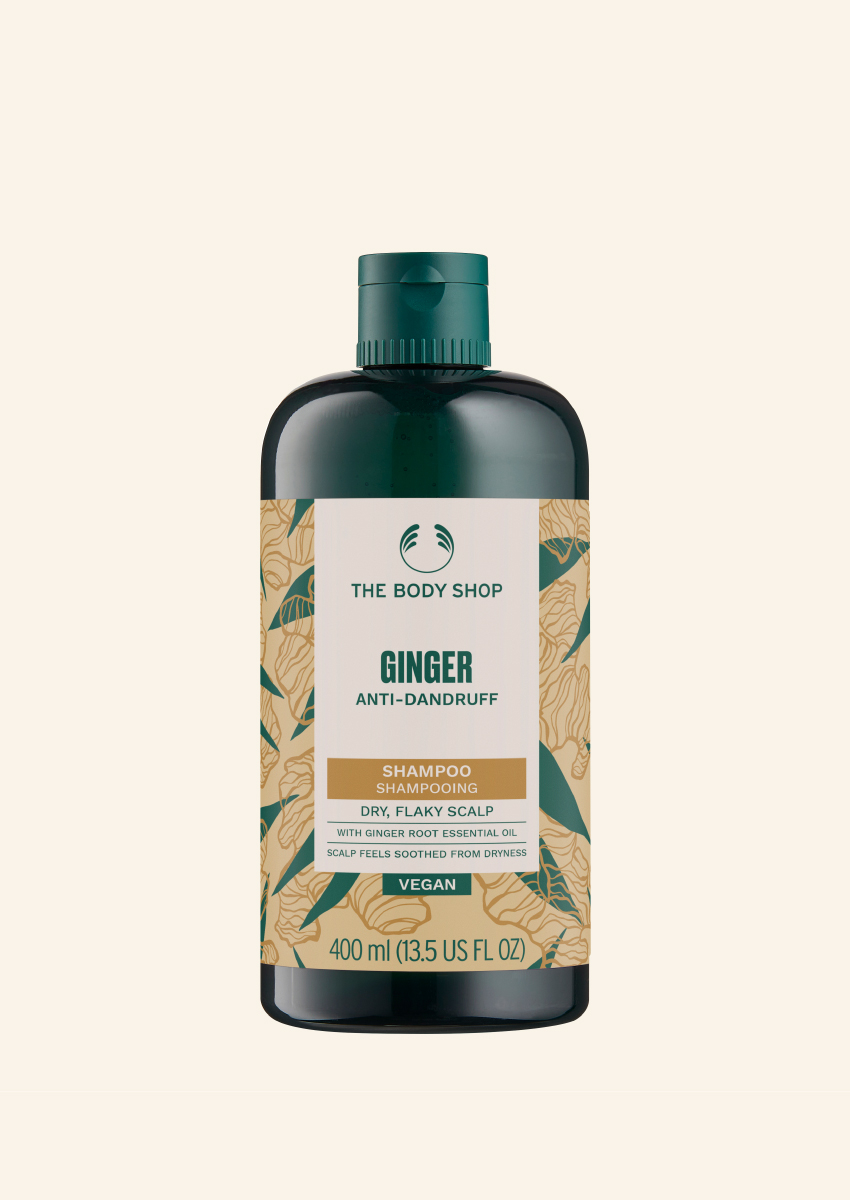 The Body Shop 生薑頭皮護理洗髮露。