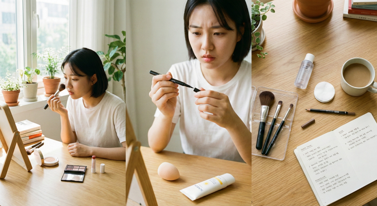 新手只要遵守輕薄疊擦原則,避免妝前保養不足、底妝過厚、色號不合、眼妝過重與忘記卸妝,就能畫出自然精緻的妝容。