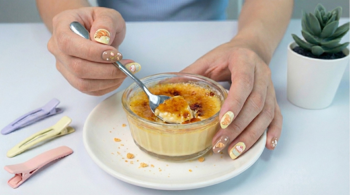 圖中展示的是可愛卡通彩繪美甲款式,這種充滿童趣的設計不僅吸睛度百分百,更是生活的調味劑。