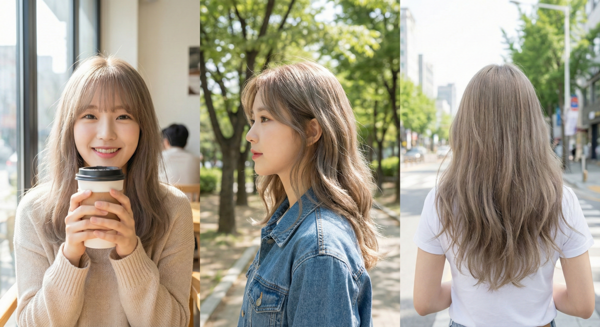 淺亞麻棕是一款清爽透明感的棕色系髮色，適合髮量多或髮質厚重的人，能減輕厚重感、顯白提氣色，營造輕盈自然的髮型效果。