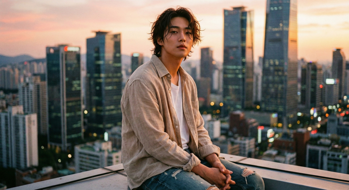 「浪子系男生髮型」是一種以自然、隨性髮流展現自由與個性的造型風格，不講求規整剪裁，重在表達自我態度。