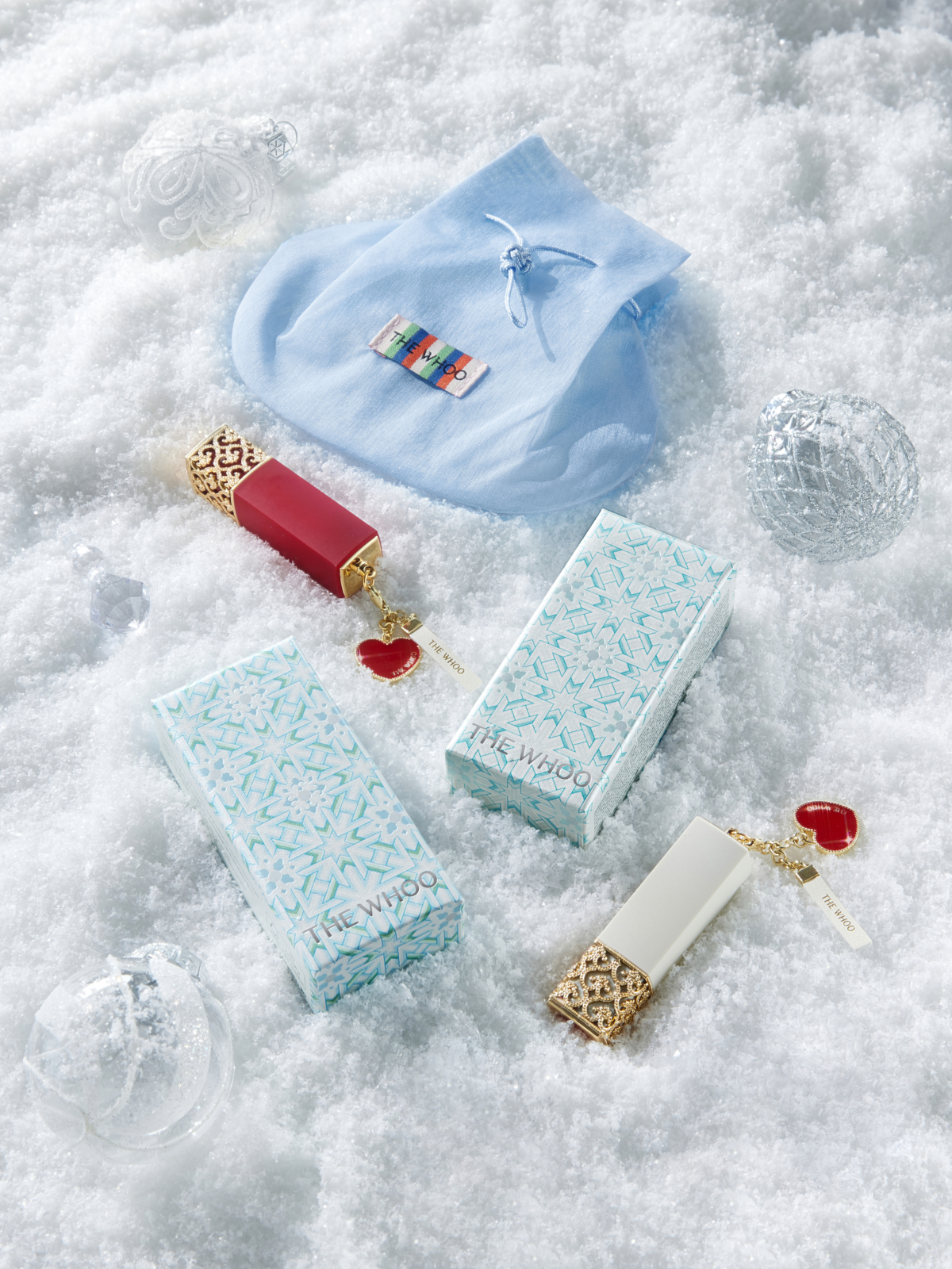THE WHOO【閃爍冬雪特別版】拱辰享 美奢華絲絨唇膏套裝
