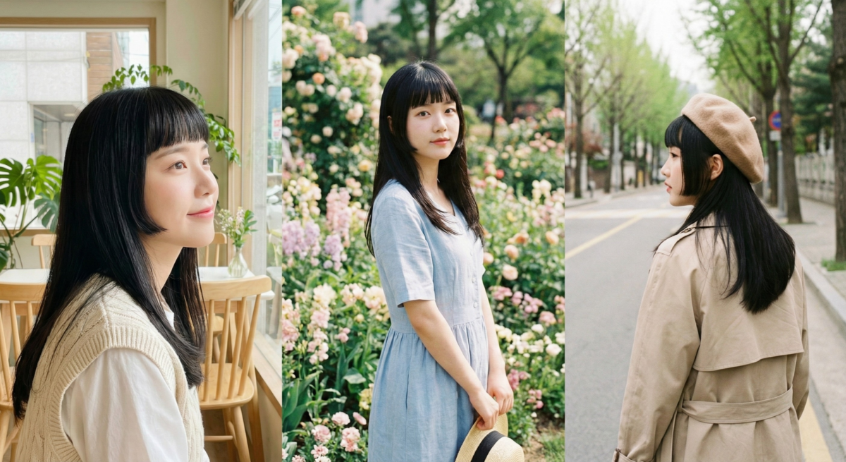 氣質漫畫感姬髮式兼具修飾臉型與清純高級感，能瞬間營造出宛如高貴公主般的經典氣質。