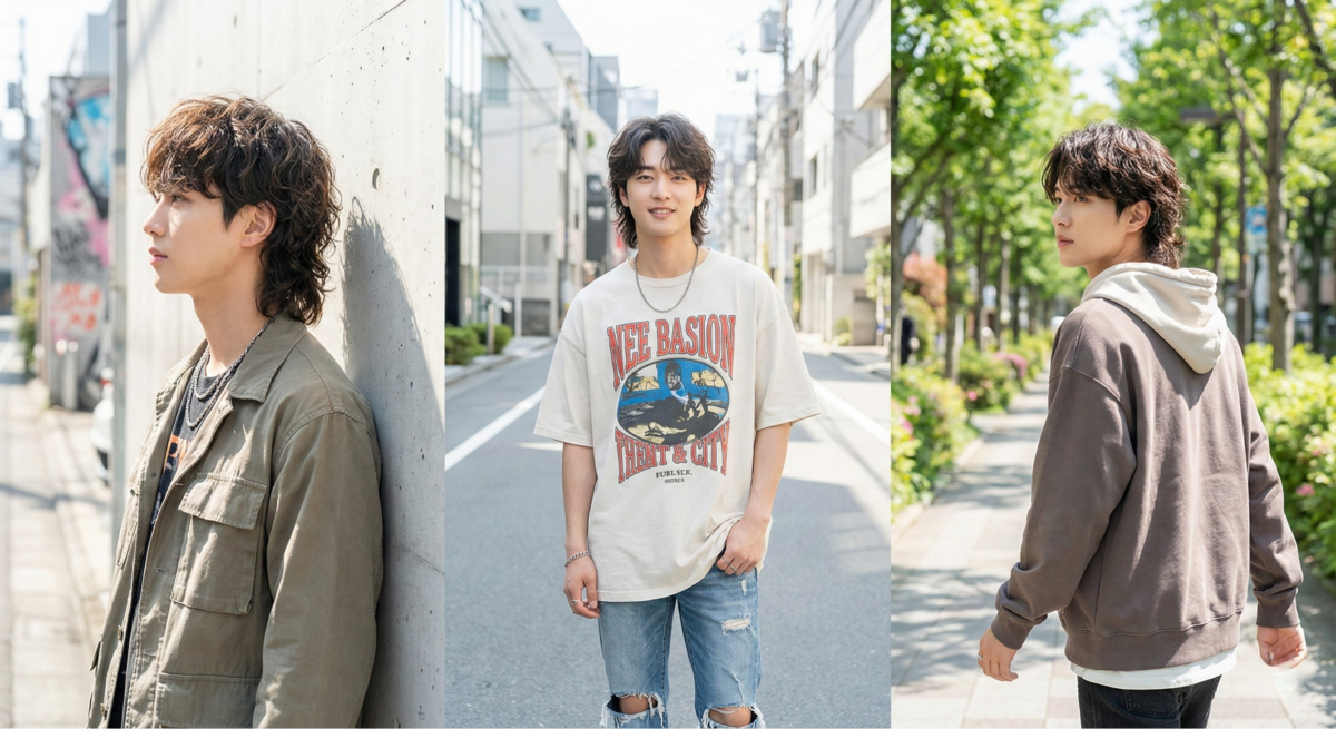 狼尾燙結合自然捲與層次剪，打造率性街頭風，增添動感與回頭率。