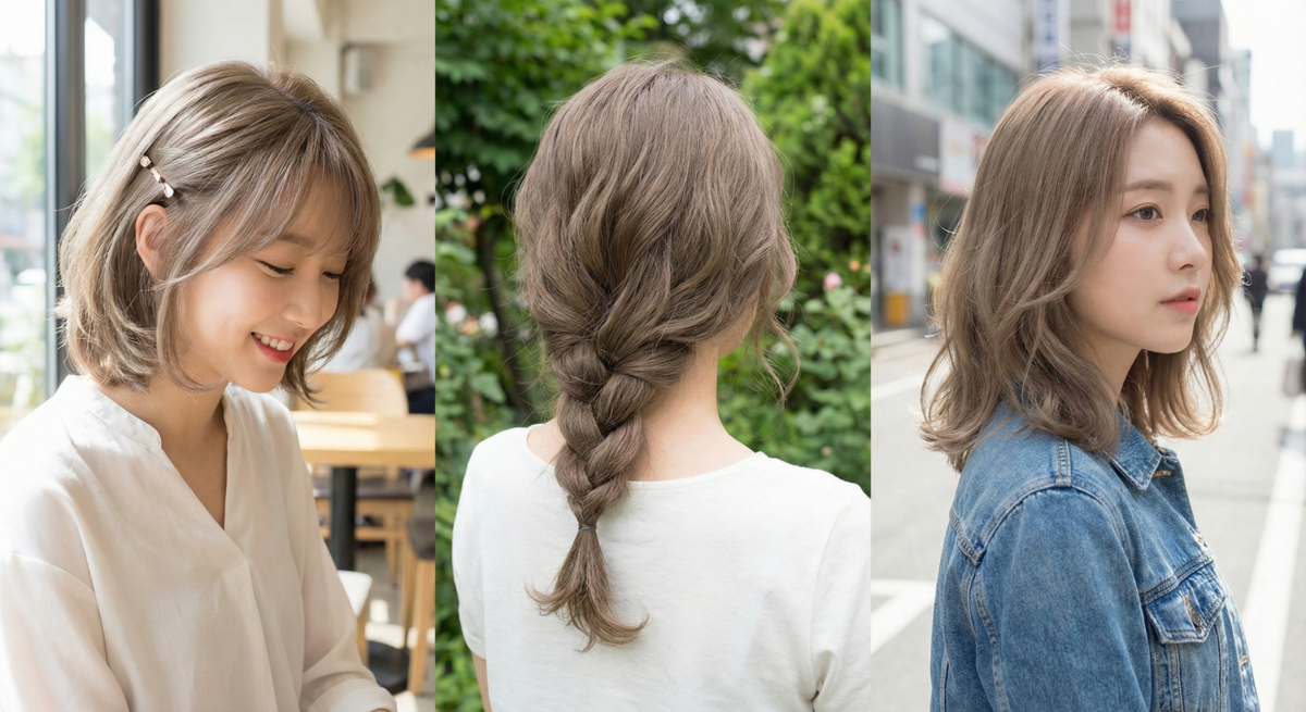 亞麻棕是一款柔和霧面感的棕色系髮色，帶米色調、輕盈有層次，百搭亞洲膚色，短髮或有層次造型都能展現自然時尚感。
