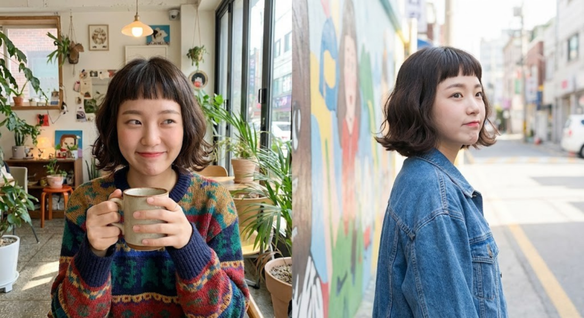 米羅燙短髮（MIRO PERM）以眉上瀏海與微外翹捲度打造藝術家風格，結合鈍線剪裁與波浪捲度，拉長臉型並展現俏皮個性魅力。