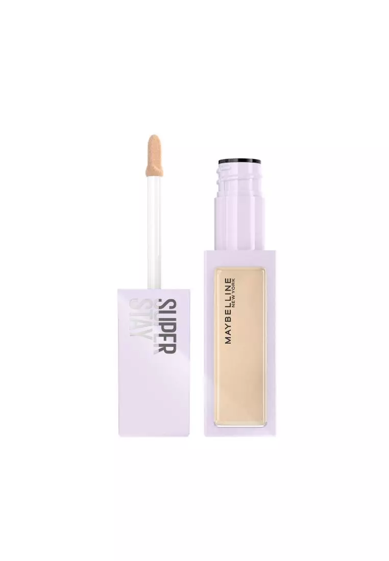 Maybelline SUPERSTAY 超持久30H遮瑕液：持久遮瑕＋雙面刷頭。