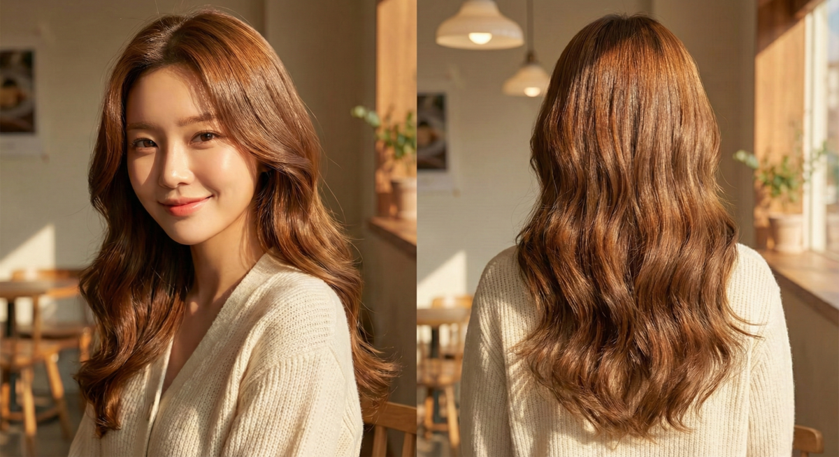 這款髮色具備如焦糖般的溫潤光澤,比其他深棕色更明亮,能瞬間打造出溫暖甜美的視覺效果。