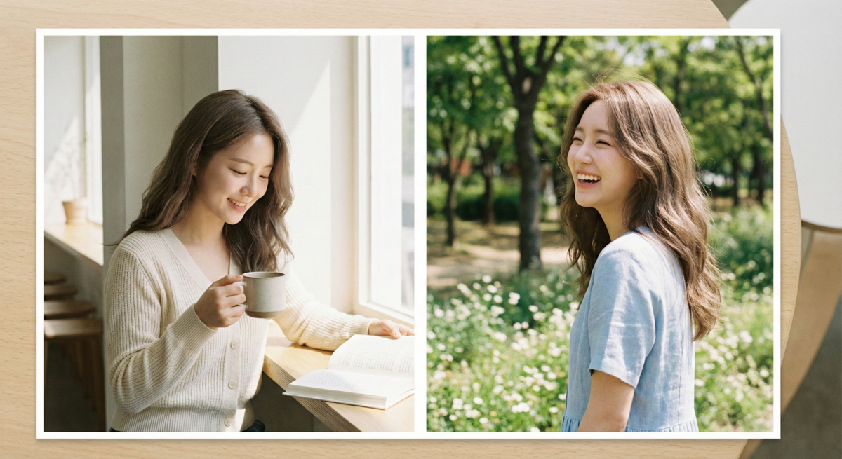 霧感茶棕色免漂顯白髮色，自然提亮膚色、修飾偏黃暗沉，散發夢幻溫柔高級感。