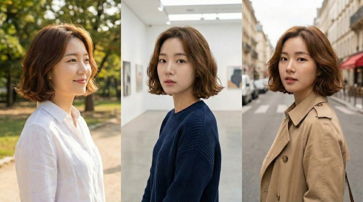 短髮也能充滿浪漫細節！推薦將頭髮微微燙捲或搭配特殊髮色，瞬間營造氛圍感。