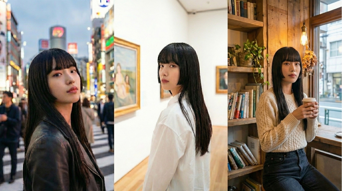 近年爆火的公主切有超絕強烈風格，將兩側耳邊頭髮一刀切齊至下巴長度，這種幾何感強烈的造型不僅超有個性，更是「顯臉小」的秘密武器。