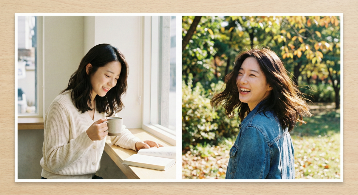 黑棕色免漂顯白髮色，沉穩百搭，保護髮質同時自然提亮膚色，呈現知性溫柔又時尚的氣質。