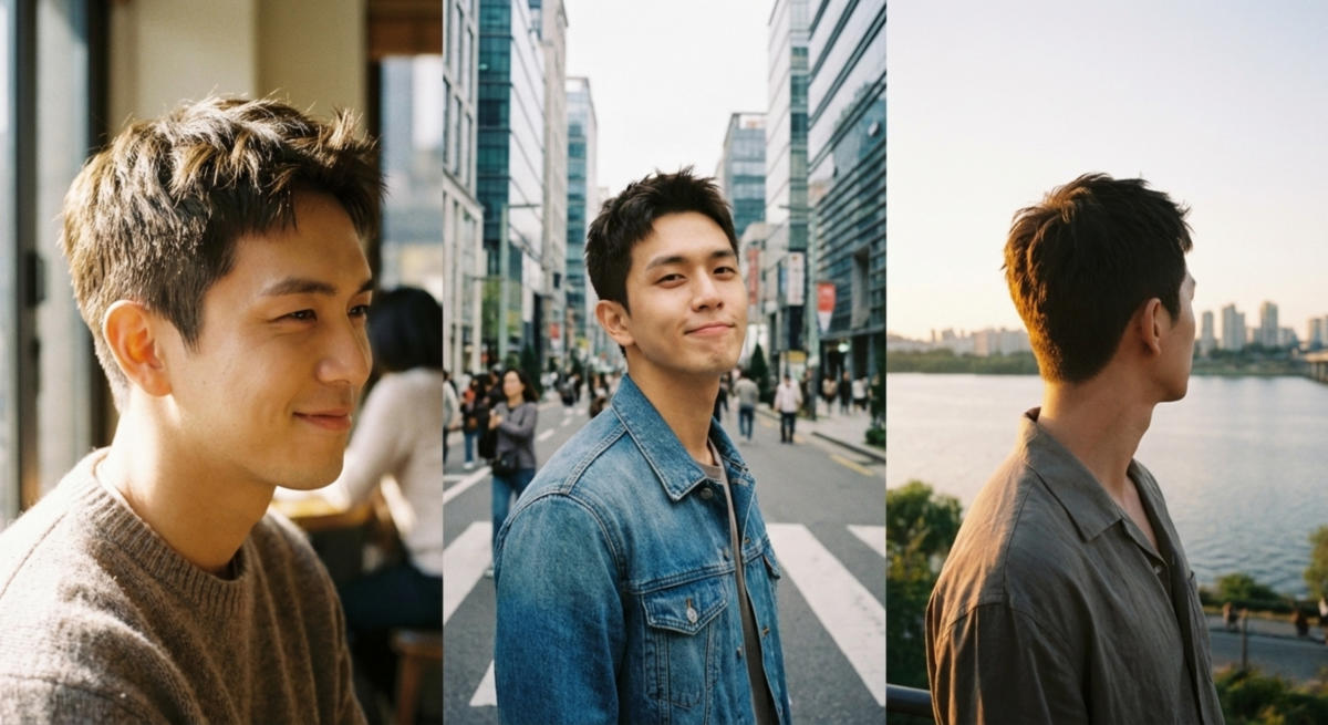 適合粗硬髮的「紋理髮」透過精準的層次剪裁創造自然蓬鬆感,洗後免抓即可修飾臉型,輕鬆展現陽光大男孩氣息。