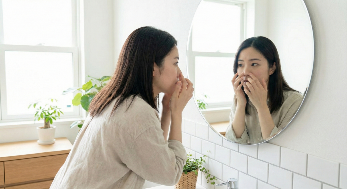 如果同時出現鼻尖圓鈍、鼻翼偏寬、鼻肉厚實或鼻樑低平等特徵，就可能屬於蒜頭鼻。