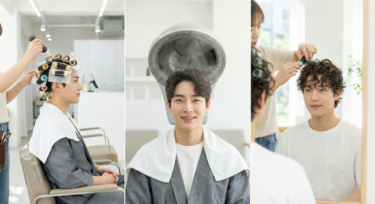 男生燙髮後透過正確洗護、造型與維護技巧，可保持捲度持久、髮質柔順有光澤，造型隨時帥氣。