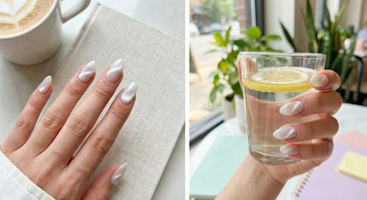 「白月光貓眼」結合晶透基底與銀白流動光帶，呈現如月光灑落般的夢幻動態美，堪稱優雅氣質的天花板。