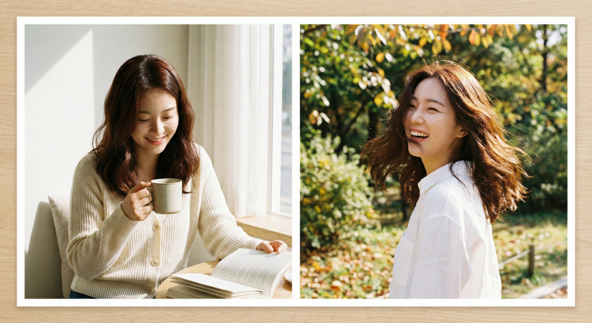 深栗棕免漂顯白髮色，深邃又輕盈，自然提亮膚色、打破黑髮沉悶，散發溫柔高級氣質。