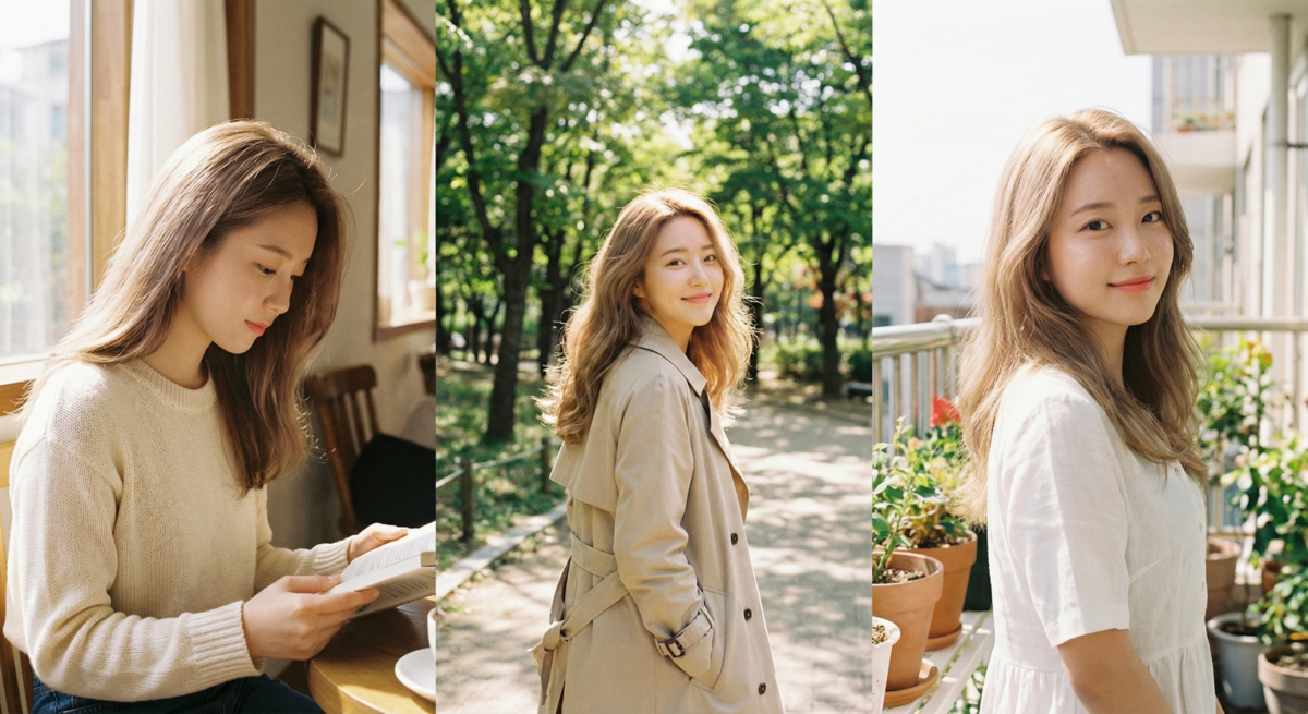 奶茶暖棕融合棕與奶茶色調，透明輕盈、溫柔顯白，是安全百搭、自然提亮氣色的暖色髮色首選。