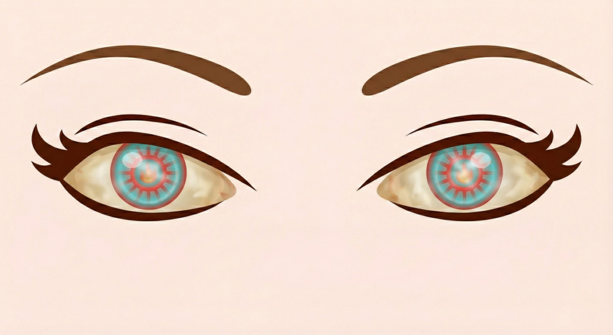 火輪眼者形貌凶煞且心腸狠毒,因性情暴戾冷酷,一生較多災禍。