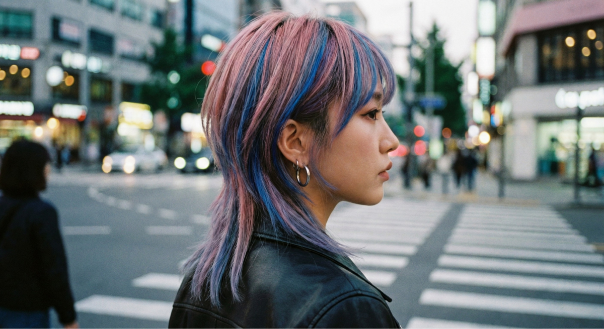 狼尾頭的特色在於後腦勺髮尾保留較長、層次分明,營造隨性又富線條感的率性風格。