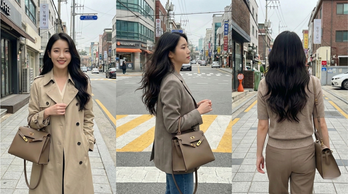 旁分設計自帶修飾臉型的「瘦臉濾鏡」，搭配長捲髮柔和的線條，輕鬆營造氛圍。它不僅好駕馭，更是時尚圈永遠不退流行的女神標配。