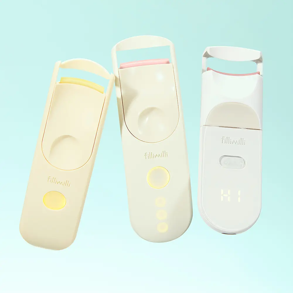 filimili 電熱睫毛夾：30秒預熱・持久捲翹。