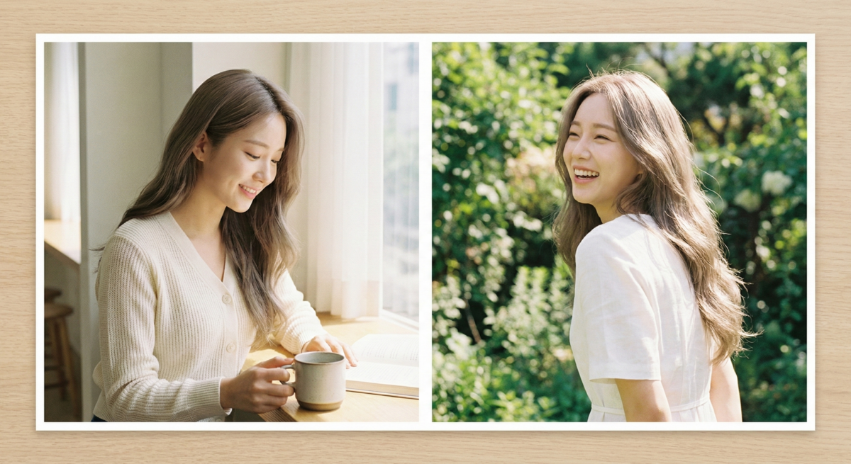 亞麻奶茶棕免漂髮色，高級優雅、自然提亮膚色，修飾暗沉，百搭又護髮。